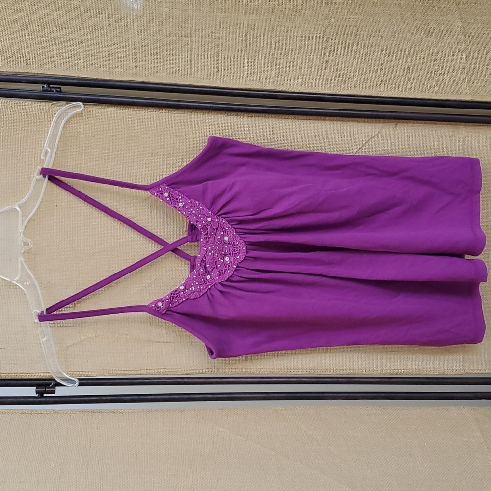 AE, Beaded, Embroidered Cami, Tank